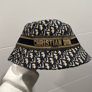 Dior denim bucket hat